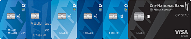 City National Bank cards.